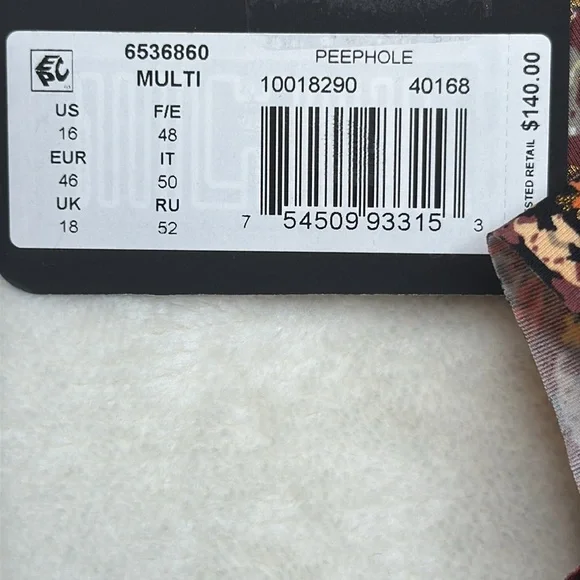 Miraclesuit Peephole Women’s Tankini Bathing Suit Top Nefertiti- Size 16 - Picture 9 of 12